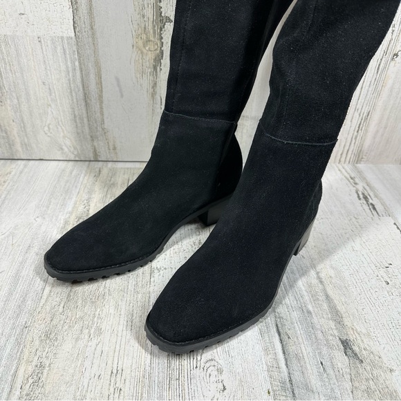 NEW Blondo Sierra Black Suede Leather Waterproof Over the Knee Boots #1295 - Picture 5 of 13
